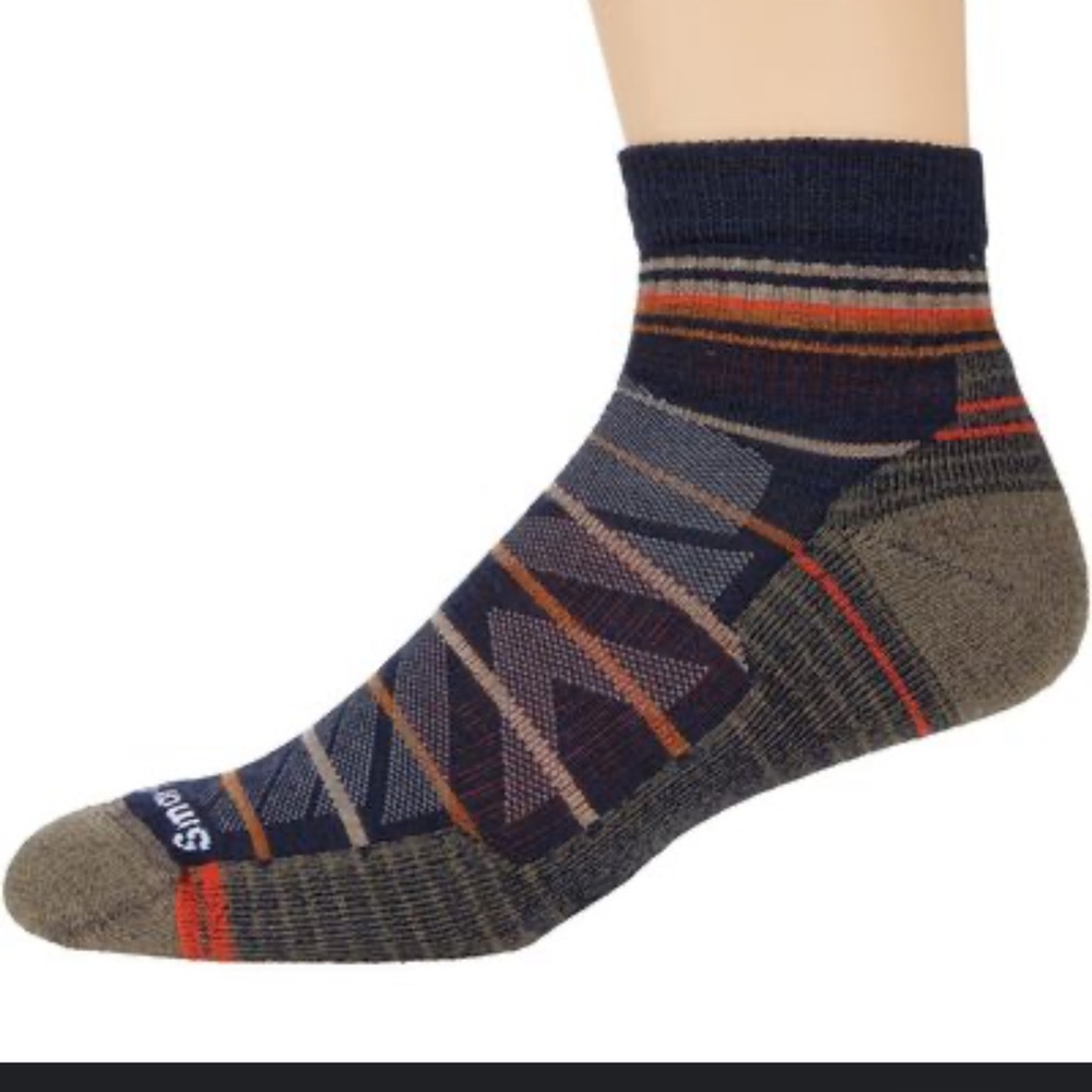 Smartwool Hike Light Cushion Pattern Ankle Socks - Picture 1 of 8
